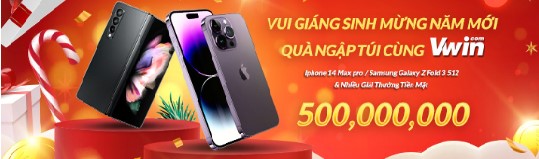 Bet on Vwin on Christmas, receive a great Christmas iPhone gift